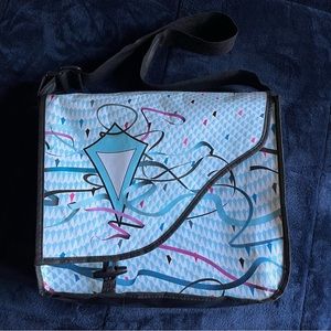 Ivivva Reusable Messenger/Book Plastic Crossbody Bag